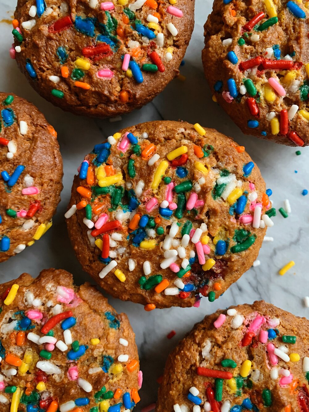 Healthier Funfetti Muffins